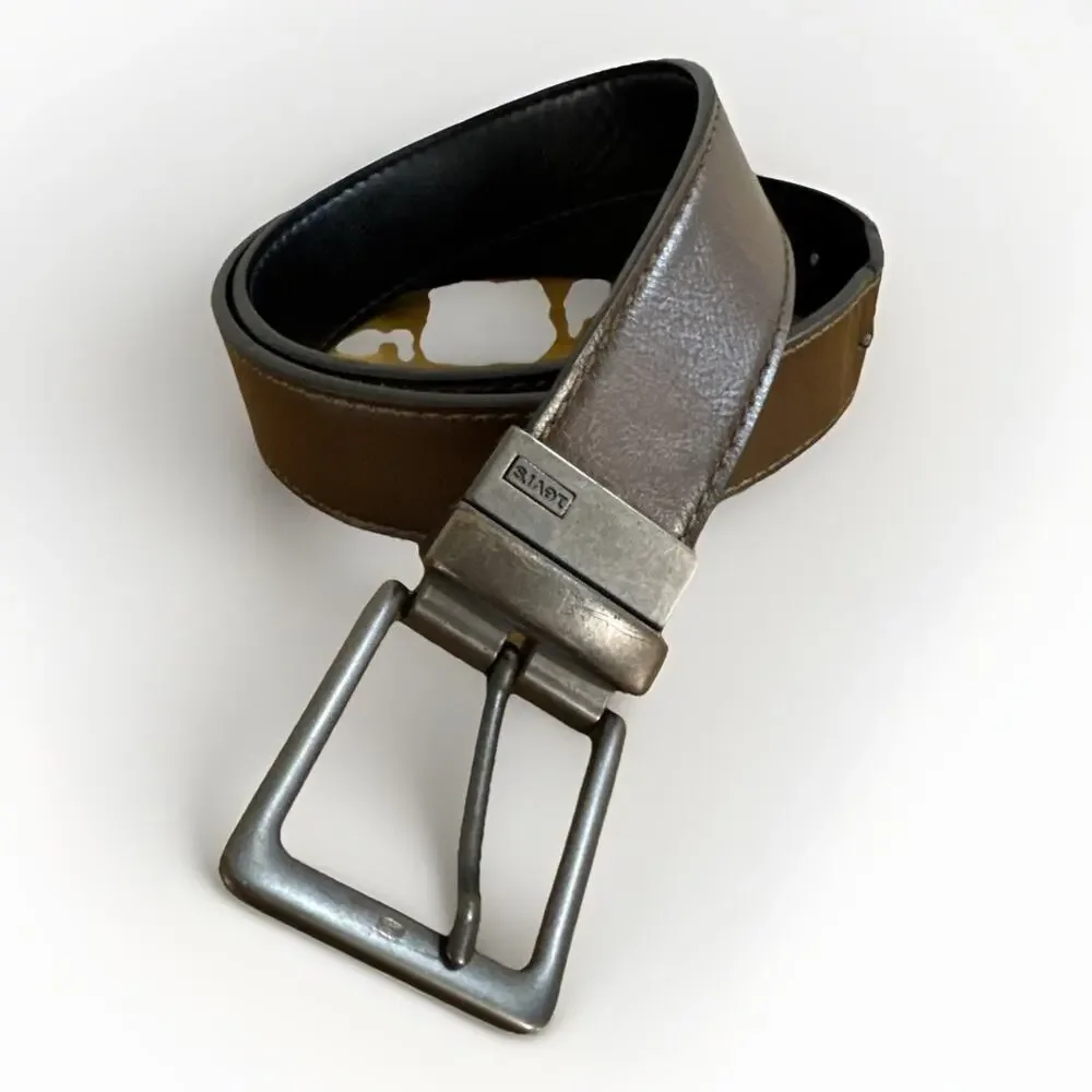 Levi's Reversible Leather Belt - Men’s L 38 - Brown-Black Casual 1.25” Wide